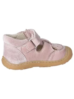 Leder-Halbsandalen "Eni" in Flieder