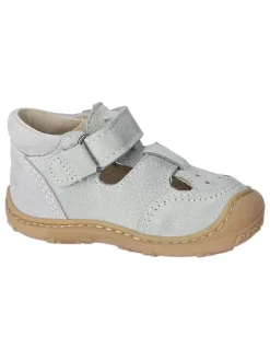 Leder-Halbsandalen "Eni" in Mint