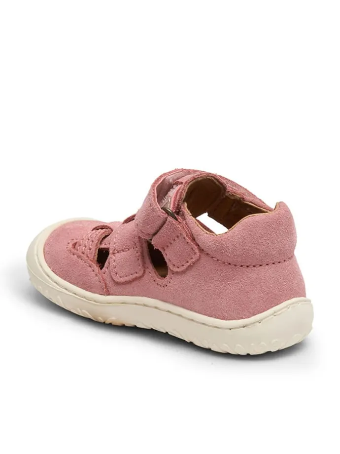 Leder-Halbsandalen "Hana" in Rosa