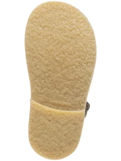 Leder-Halbsandalen in Dunkelblau