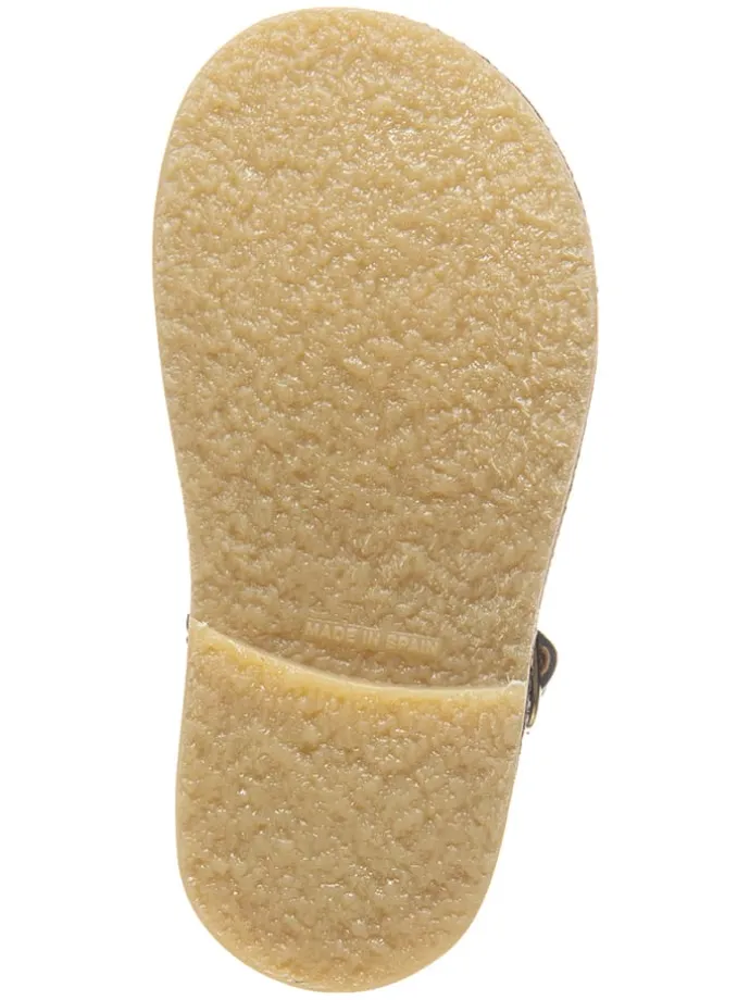 Leder-Halbsandalen in Dunkelblau