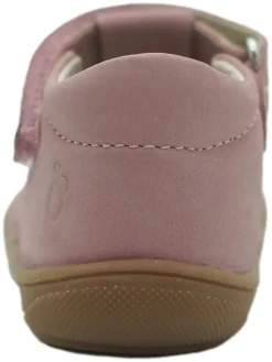 Leder-Halbsandalen in Rosa