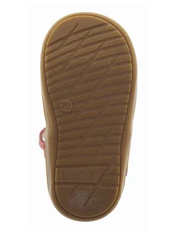 Leder-Halbsandalen in Rosa