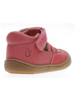 Leder-Halbsandalen in Rosa