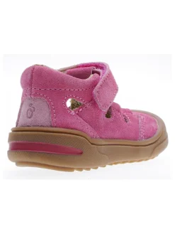 Leder-Halbsandalen in Rosa