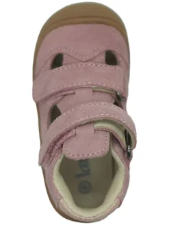 Leder-Halbsandalen in Rosa