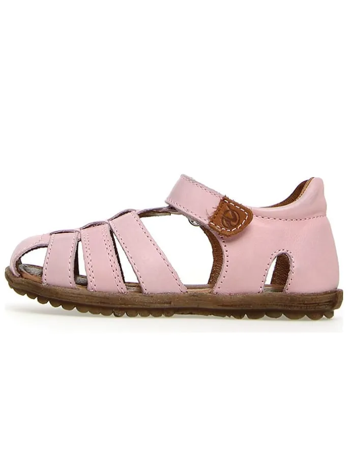 Leder-Halbsandalen "Lagoon" in Rosa