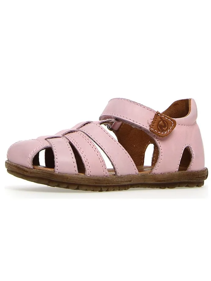 Leder-Halbsandalen "Lagoon" in Rosa