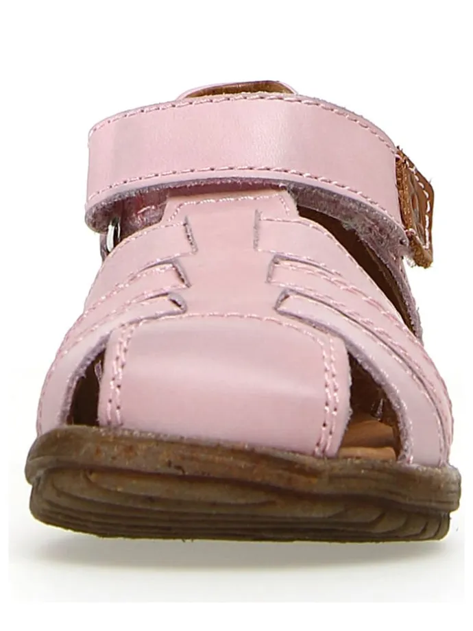 Leder-Halbsandalen "Lagoon" in Rosa