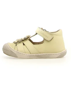 Leder-Halbsandalen "Maggy" in Gelb