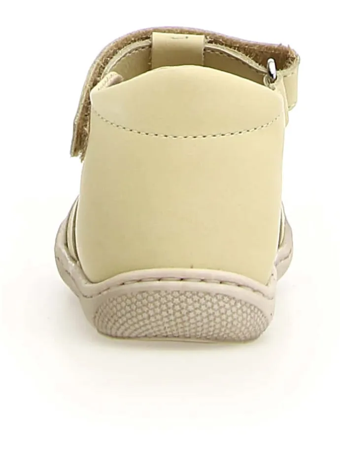 Leder-Halbsandalen "Maggy" in Gelb