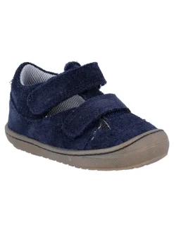 Leder-Halbsandalen "Maxi" in Dunkelblau