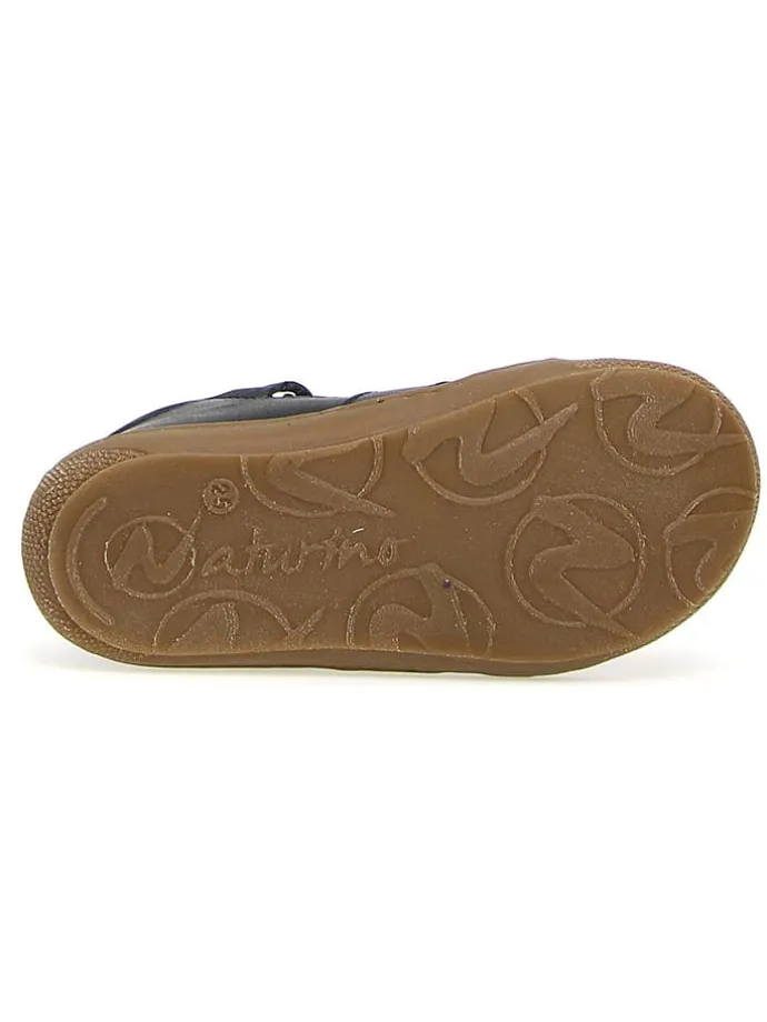 Leder-Halbsandalen "Meggy" in Dunkelblau