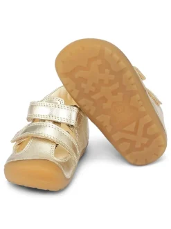 Leder-Halbsandalen "Petit Summer" in Gold