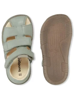 Leder-Halbsandalen "Ranjo" in Grün