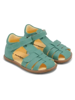 Leder-Halbsandalen "Rox IV" in Türkis