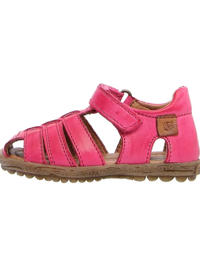 Leder-Halbsandalen "See" in Pink