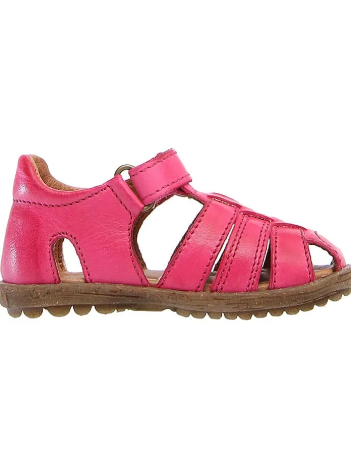 Leder-Halbsandalen "See" in Pink