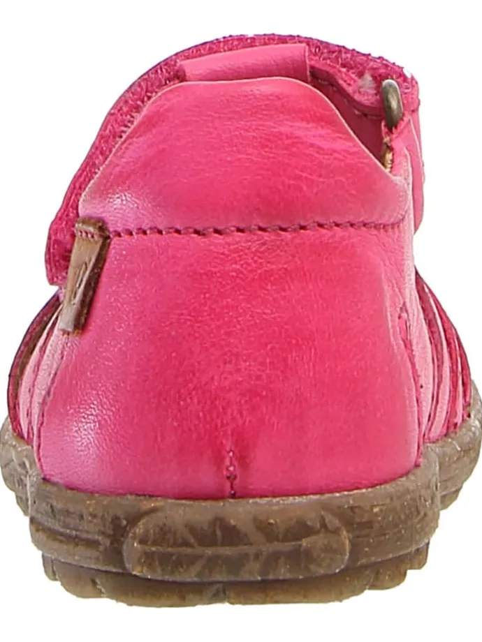 Leder-Halbsandalen "See" in Pink