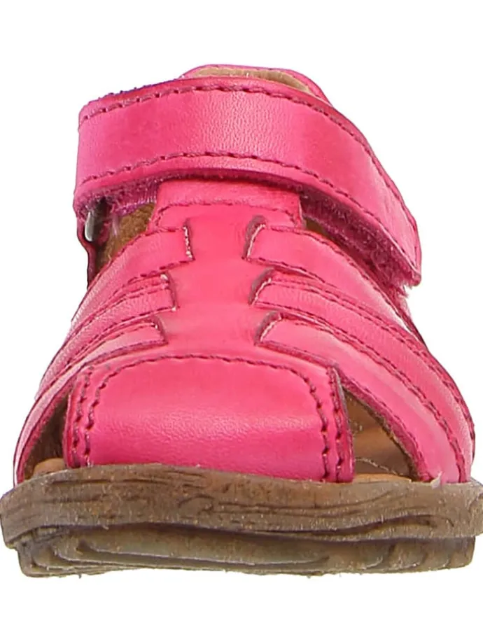 Leder-Halbsandalen "See" in Pink