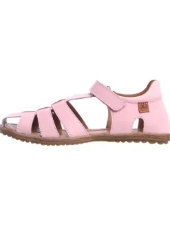 Leder-Halbsandalen "See" in Rosa