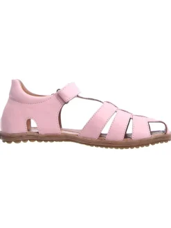 Leder-Halbsandalen "See" in Rosa