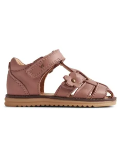 Leder-Halbsandalen "Sky" in Rosa