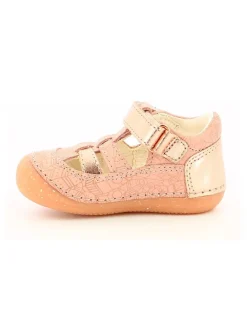 Leder-Halbsandalen "Sushy" in Rosa