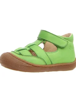 Leder-Halbsandalen "Wad" in Grün