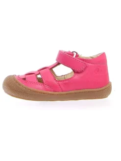 Leder-Halbsandalen "Wad" in Pink