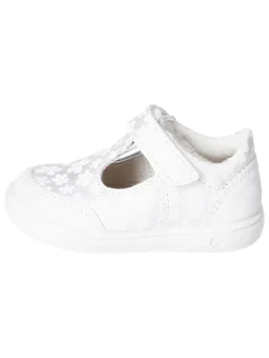 Leder-Halbsandalen "Wanda" in Weiß