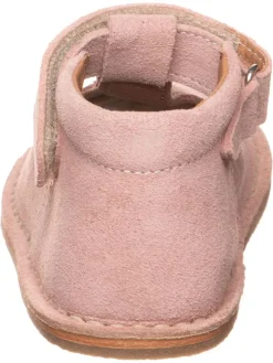 Leder-Halbschuhe in Rosa