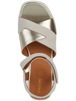 Leder-Keilsandaletten 