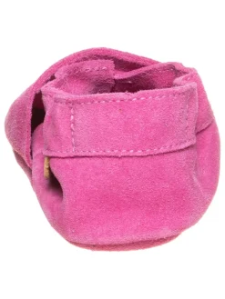 Leder-Krabbelschuhe in Pink