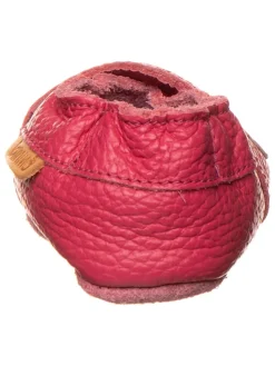 Leder-Krabbelschuhe in Pink