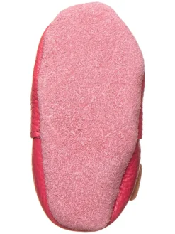 Leder-Krabbelschuhe in Pink