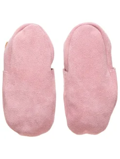 Leder-Krabbelschuhe in Rosa