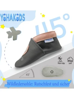 Leder-Krabbelschuhe 