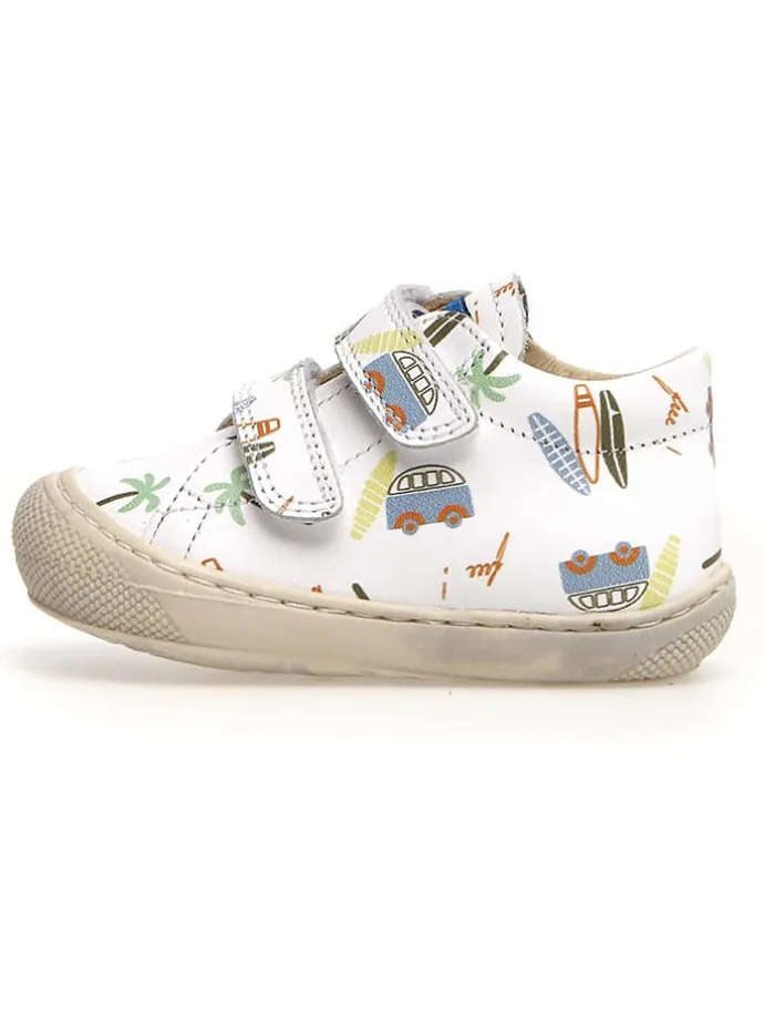 Leder-Lauflernschuhe "Cocoon" in Weiß