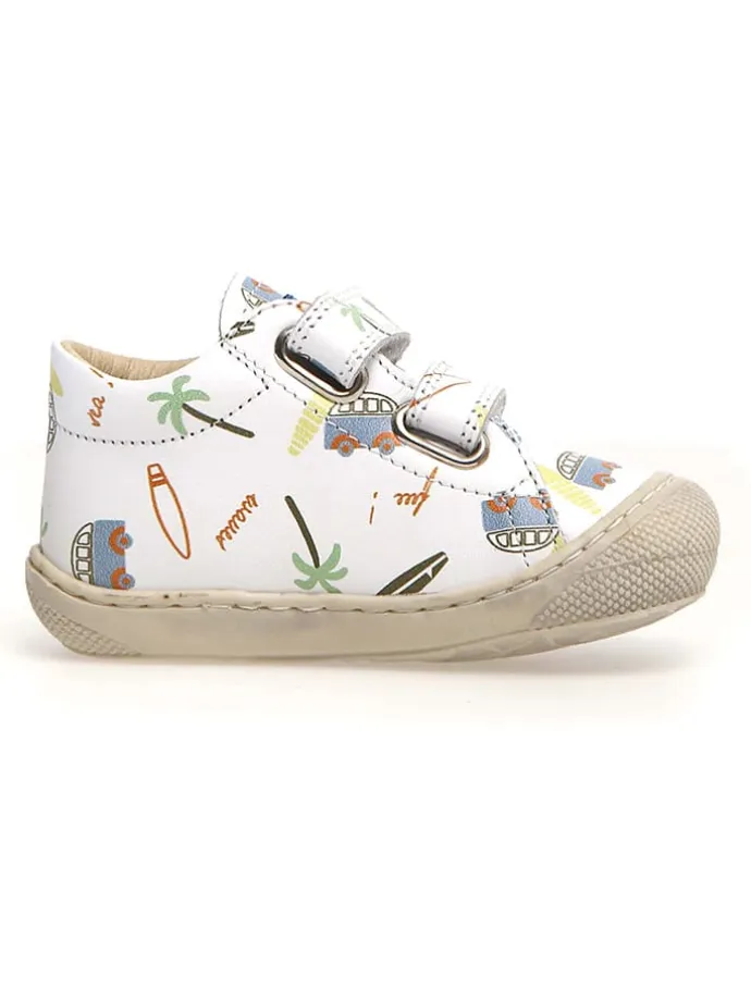 Leder-Lauflernschuhe "Cocoon" in Weiß