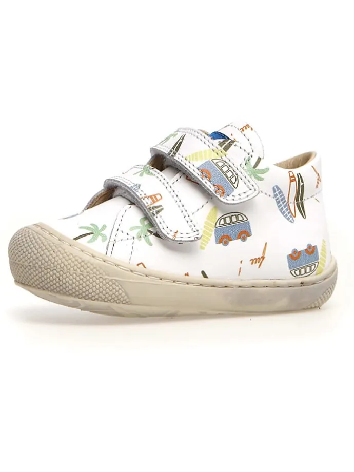 Leder-Lauflernschuhe "Cocoon" in Weiß