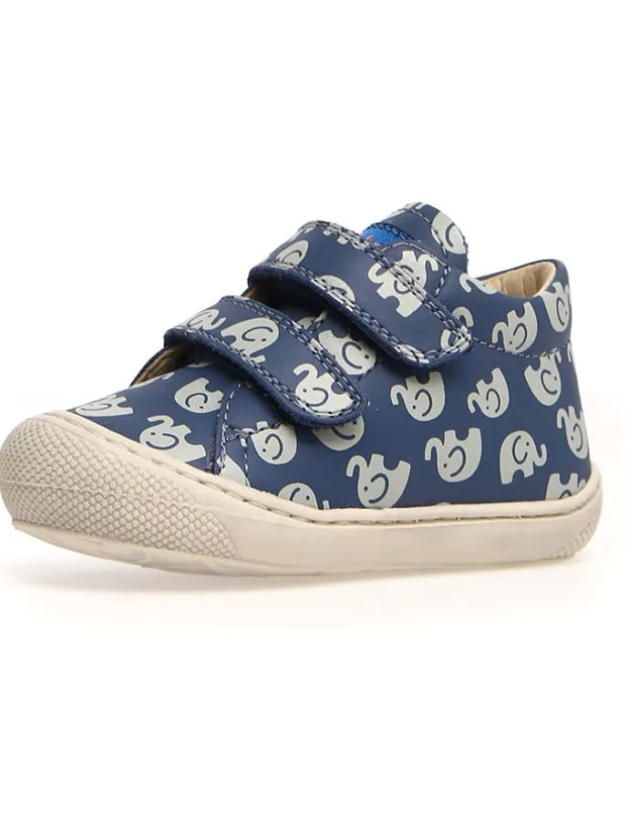 Leder-Lauflernschuhe "Cocoon" in Dunkelblau