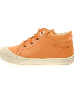 Leder-Lauflernschuhe "Cocoon" in Orange