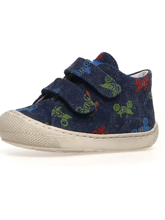 Leder-Lauflernschuhe "Cocoon" in Dunkelblau