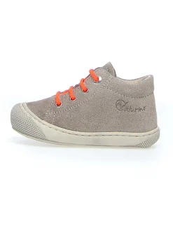 Leder-Lauflernschuhe "Cocoon" in Grau