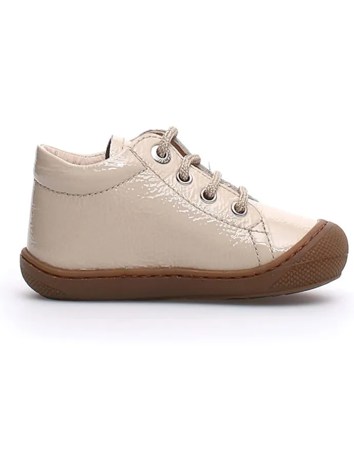 Leder-Lauflernschuhe "Cocoon" in Creme