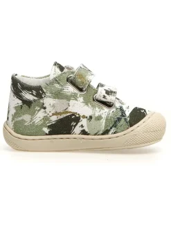 Leder-Lauflernschuhe "Cocoon" in Khaki