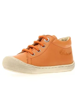 Leder-Lauflernschuhe "Cocoon" in Orange