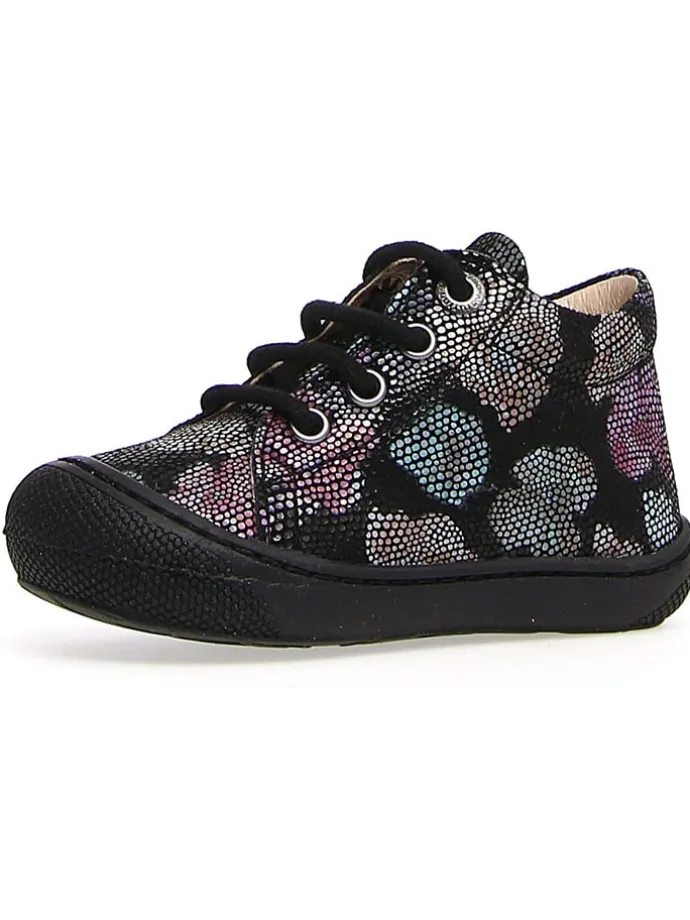 Leder-Lauflernschuhe "Cocoon" in Schwarz