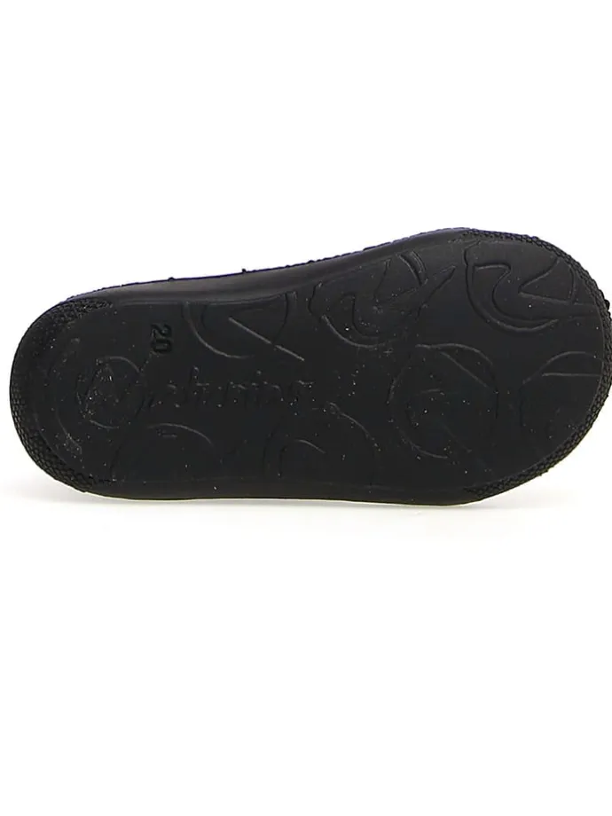 Leder-Lauflernschuhe "Cocoon" in Schwarz